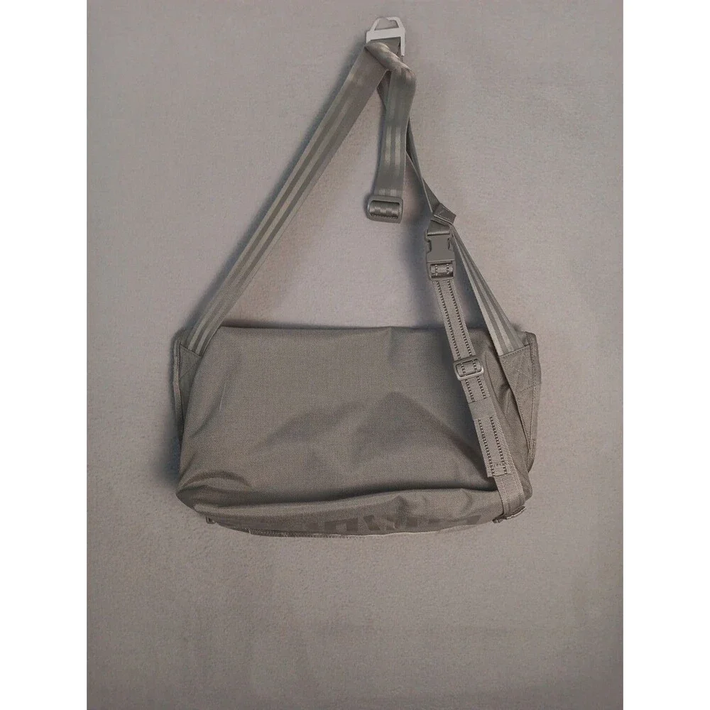 Chrome Simple Messenger Bag Grey Green 12L Water Resistant Adjustable Strap